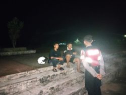 Satuan Samapta Patroli di Malam Hari Mencegah Gangguan Kamtibmas