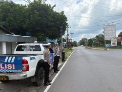 PENLING,Satlantas Polres Katingan Penyuluhan Keliling Kepada Para Pengendara