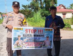Demi Lestarinya Alam, Bhabinkamtibmas Polsek Tasik Payawan dan Kamipang Secara Rutin Sosialisasi dan Imbau Stop Ilegal Mining