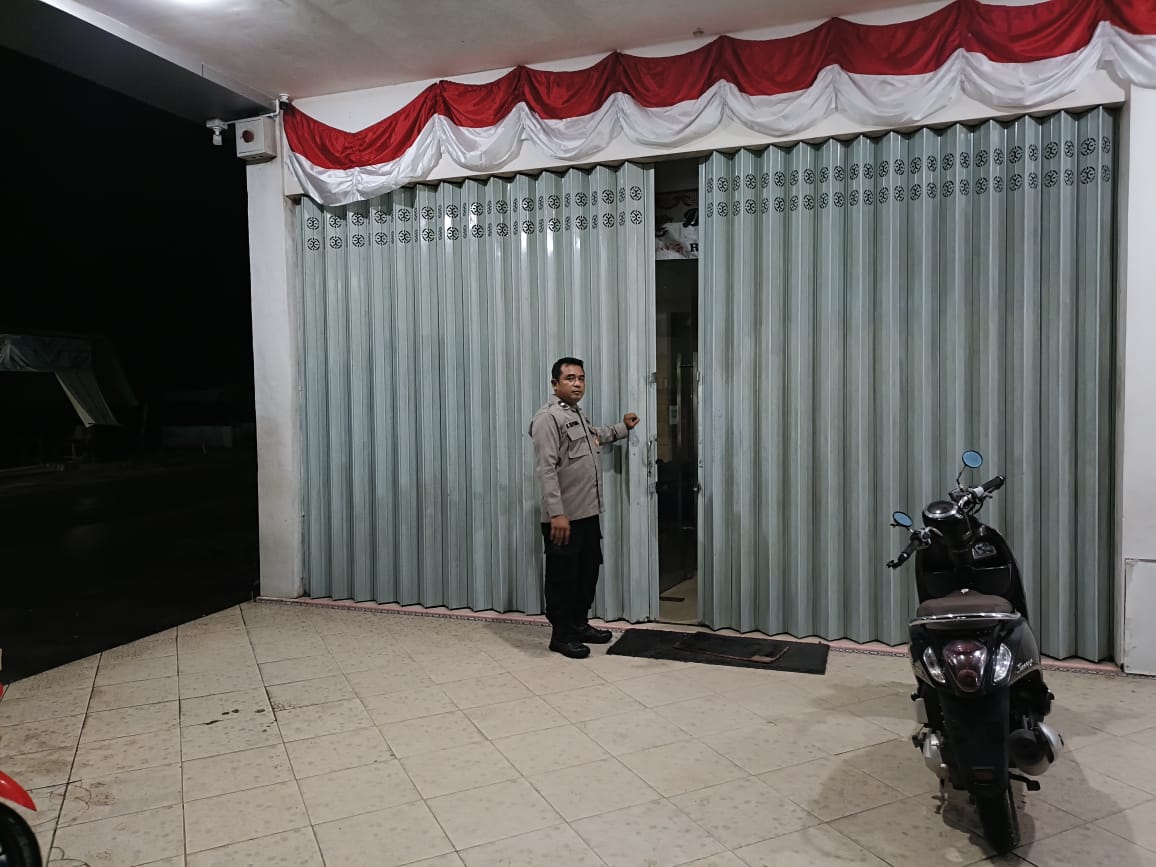 Personel Polsek melaksanakan Patroli di Wilkum Polsek Bulik