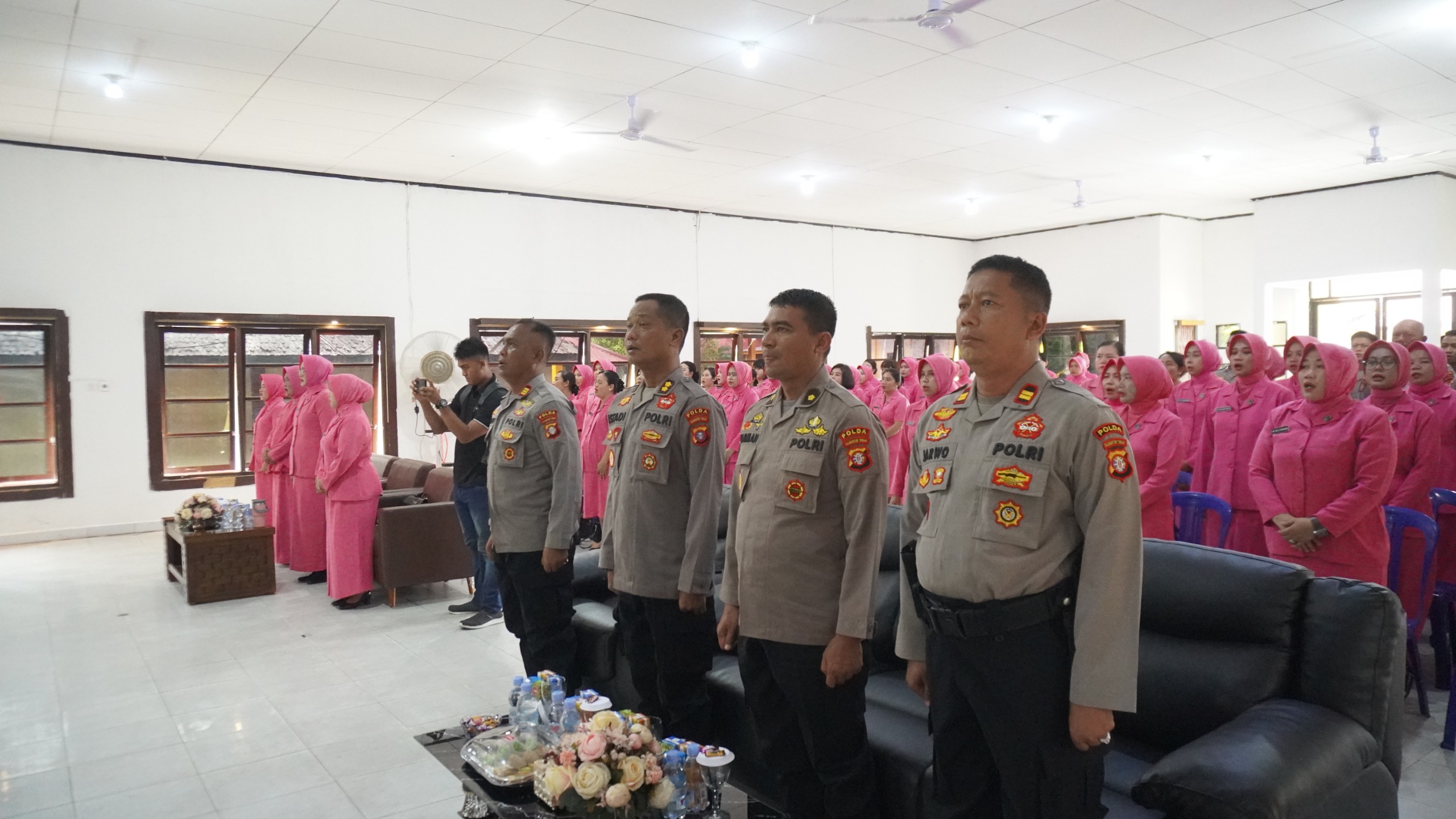 Gelar Tatap Muka, Ini Pesan Ketua Bhayangkari Ranting Ditsamapta Polda Kalteng dan Dirsamaptah