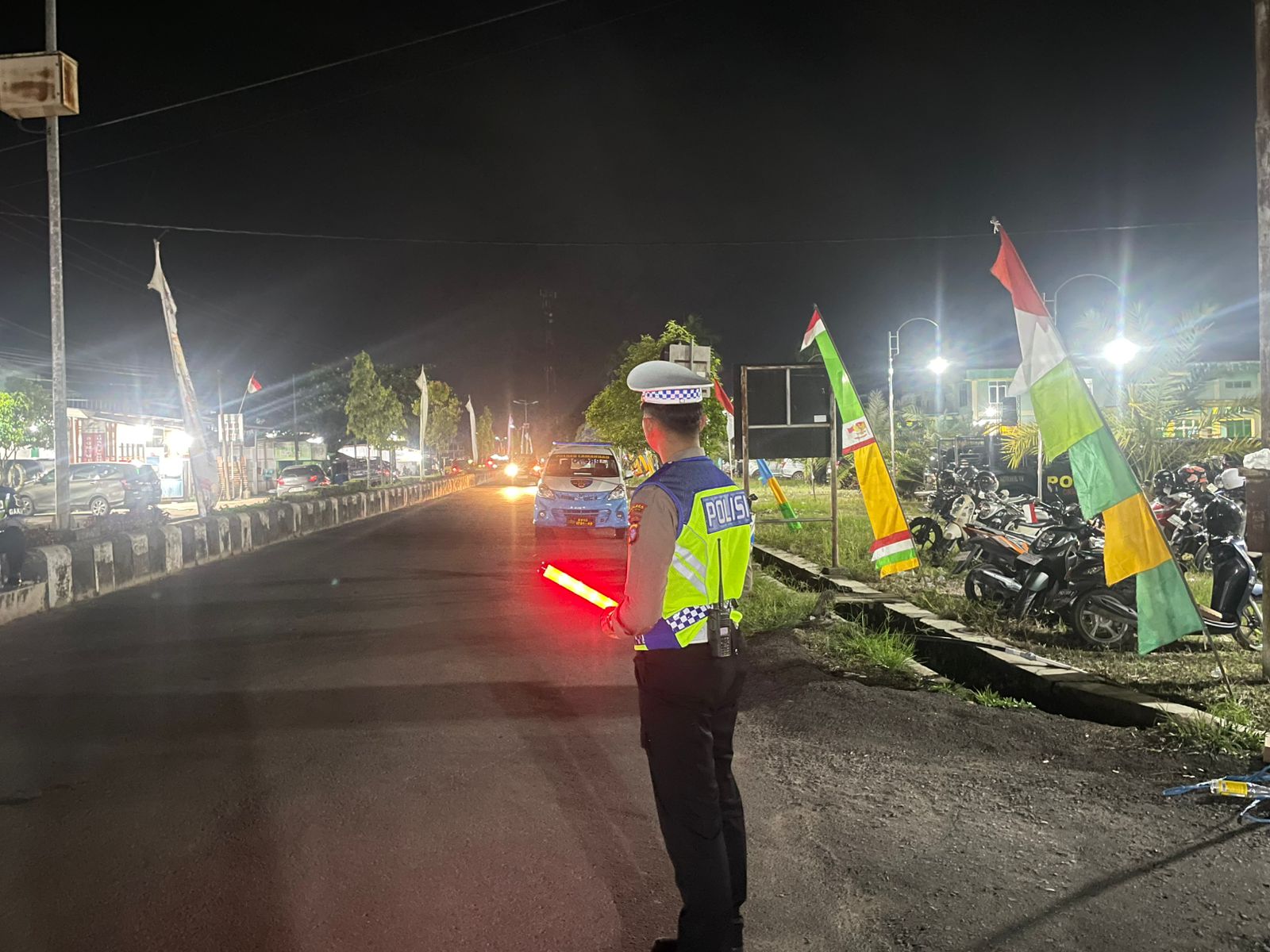 Patroli Blue Light Polres Lamandau, Upaya Cegah Gangguan Kamtibmas