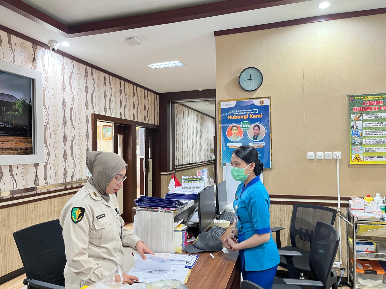 *Perkuat Sistem Layanan, Rumkit Bhayangkara Polda Kalteng Rutin Adakan Pengawasan Internal di Setiap Unit Layanan*