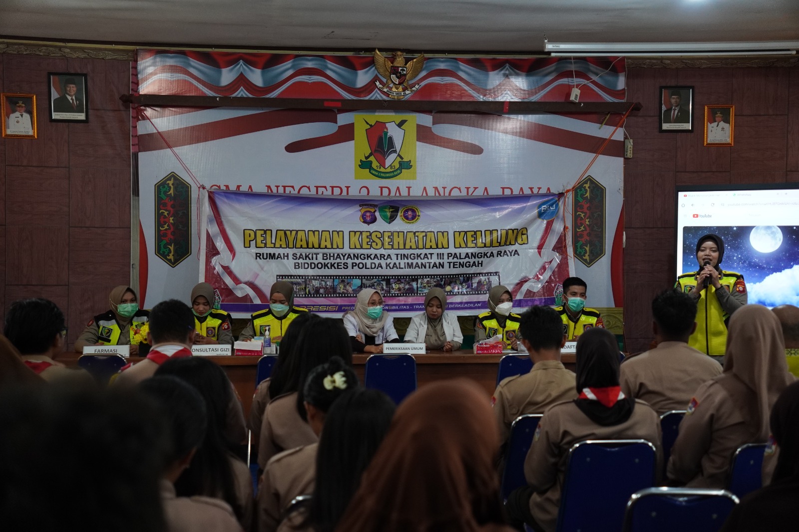 Dukung Generasi Sehat, Rumkit Bhayangkara Polda Kalteng Layani Pemeriksaan Kesehatan Siswa SMA