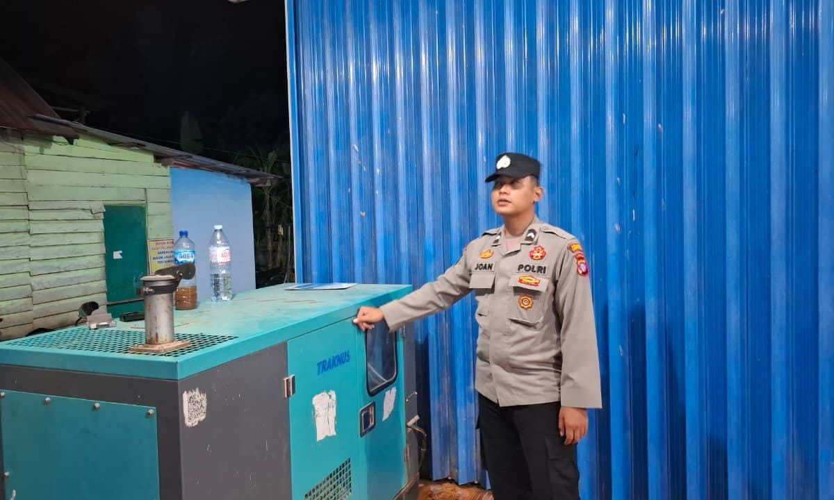 Personil Piket Patroli di Wilkum Polsek Sematu Jaya