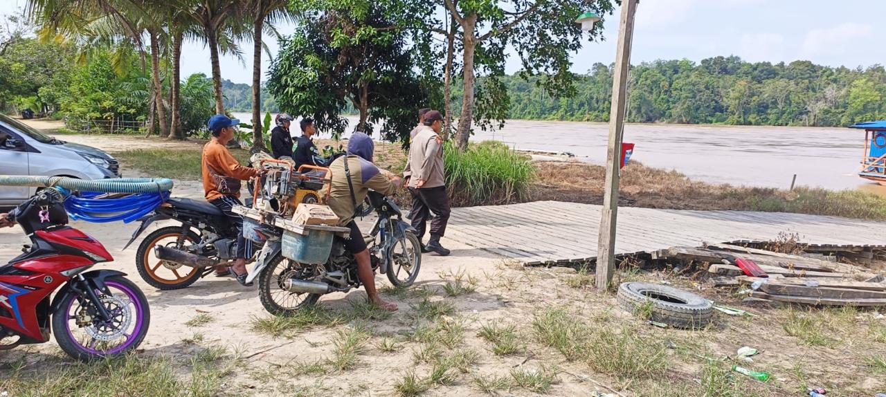 Polsek Katingan Tengah Sambang Kamtibmas