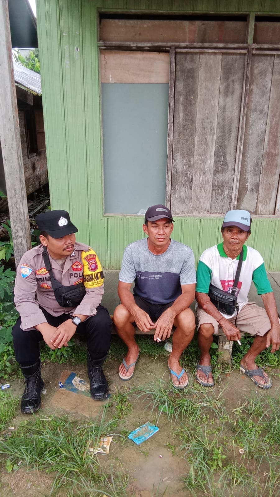 BHABINKAMTIBMAS POLSEK KATINGAN HULU SAMBANGI WARGA.