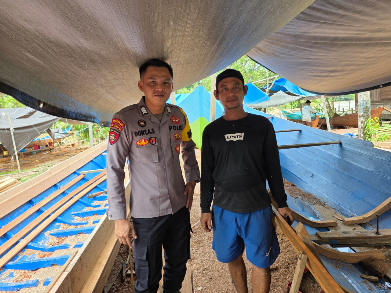 BHABINKAMTIBMAS POLSEK KATINGAN HULU SAMBANGI WARGA.