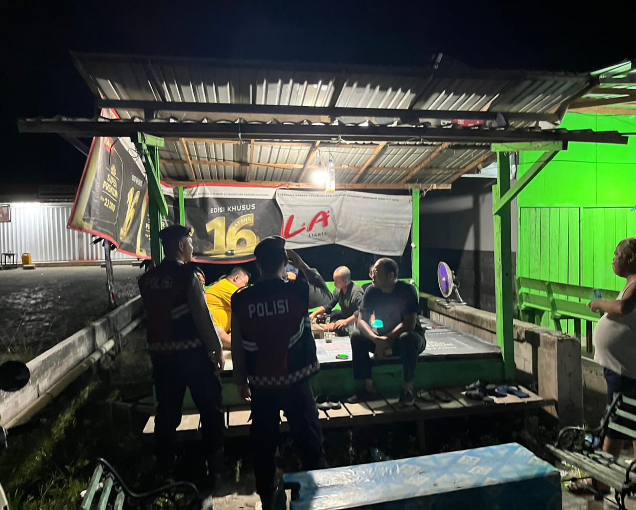 Sat Samapta Polres Katingan Melaksanakan Patroli dan Himbauan Kamtibmas di Malam Hari