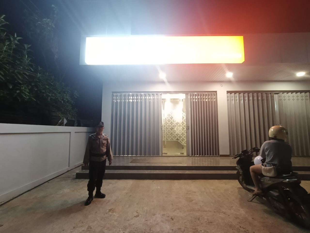 Piket Malam Polsek Bulik Patroli ke Perbankan (ATM) diwilkum Polsek Bulik