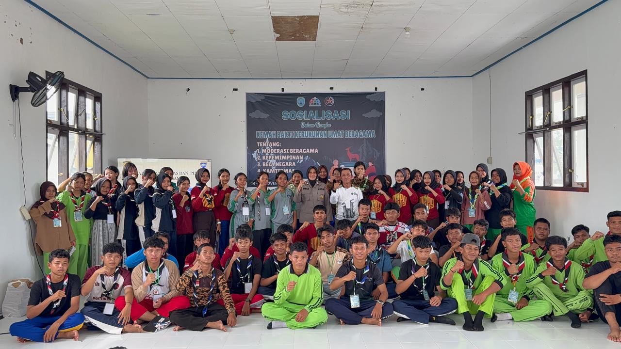 Sat Binmas Polres Lamandau Berikan Sosialisasi Kamtibmas kepada Pelajar SMA se-Kabupaten Lamandau