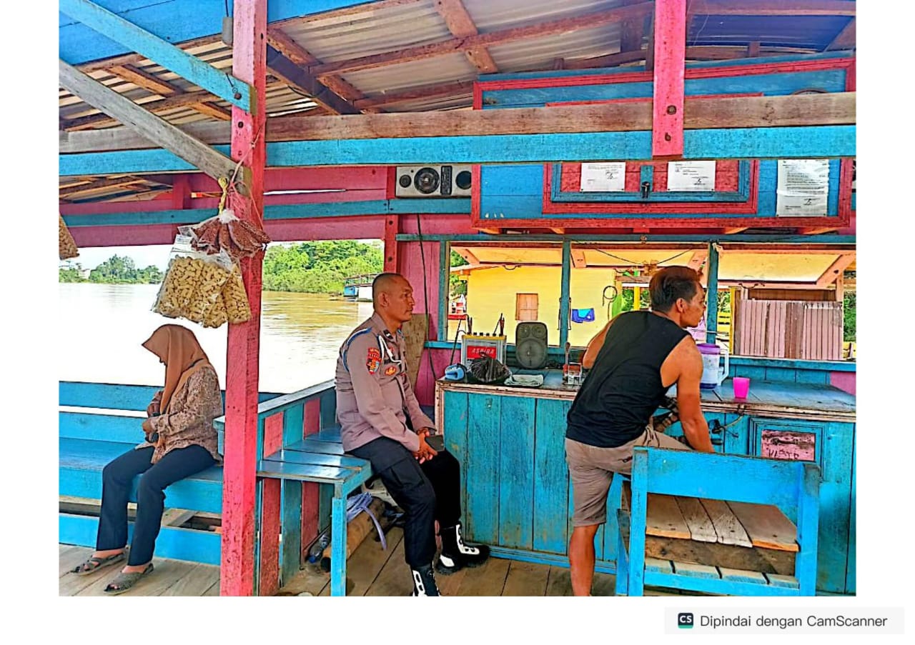 Polsek Katingan Tengah Sambang Kamtibmas