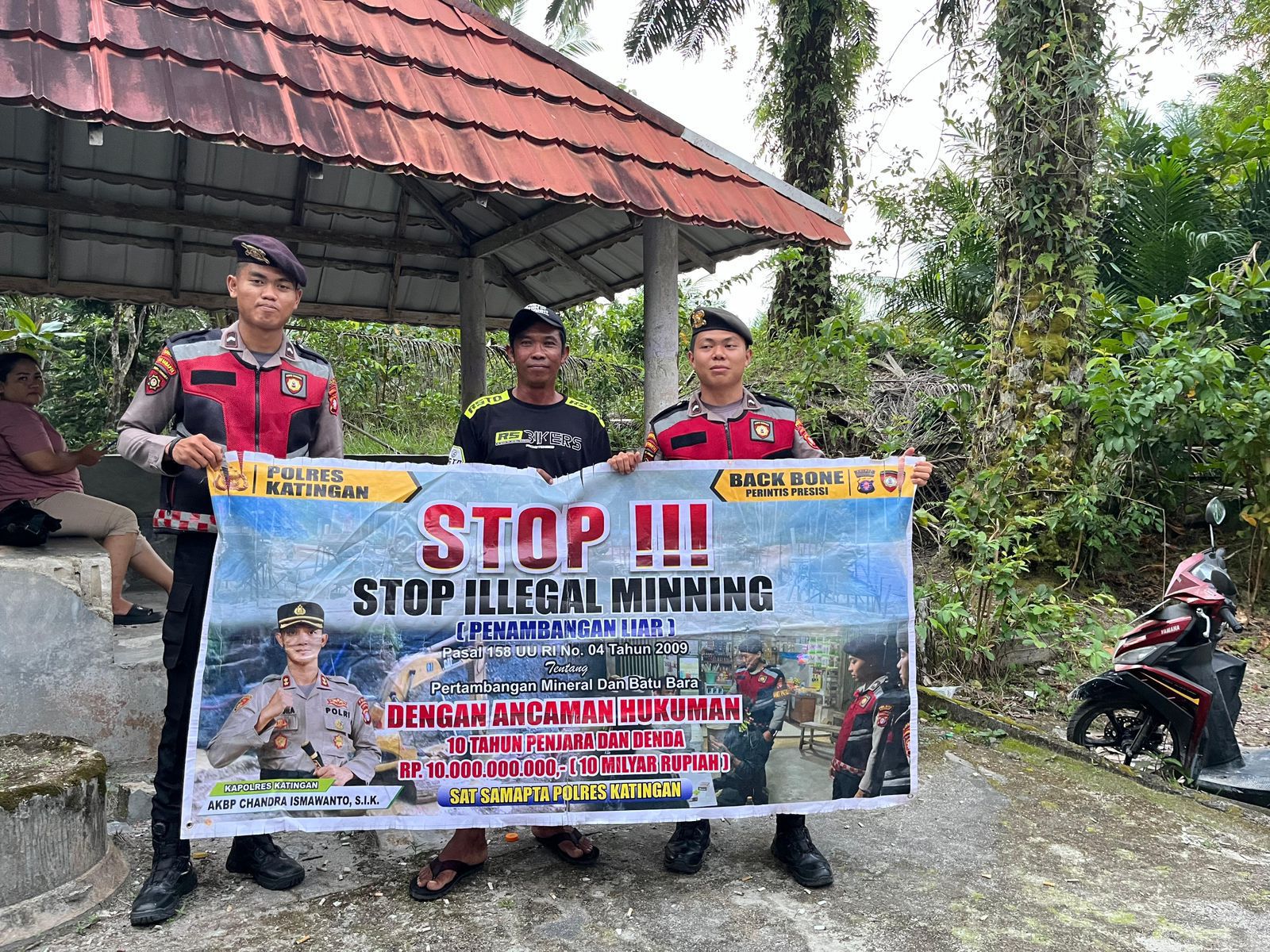 Sat Samapta Polres Katingan Gencar Melaksanakan patroli Illegal Mining