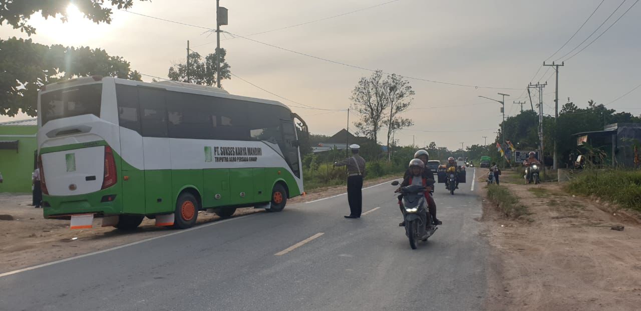 Sat Lantas Giatkan Gatur Lalin di Sekolah Mts Negeri