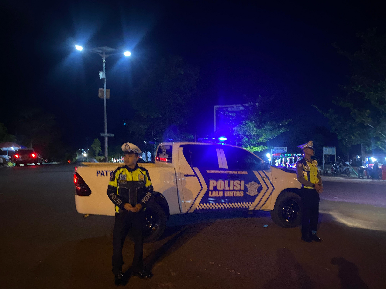 Patroli Blue Light Polres Lamandau, Upaya Cegah Gangguan Kamtibmas