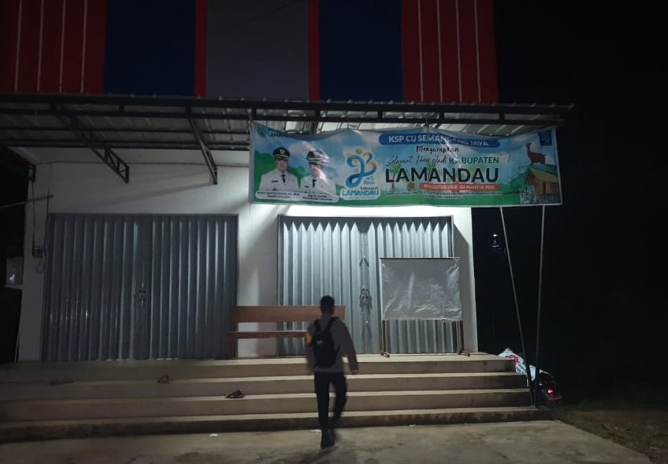 Piket Polsek Patroli kepertokoan diwilkum Polsek Delang