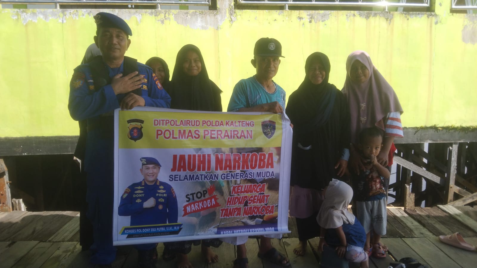 ‎Personel KP XVIII-1004 Imbau Selamatkan Generasi Dari Bahaya Narkoba‎