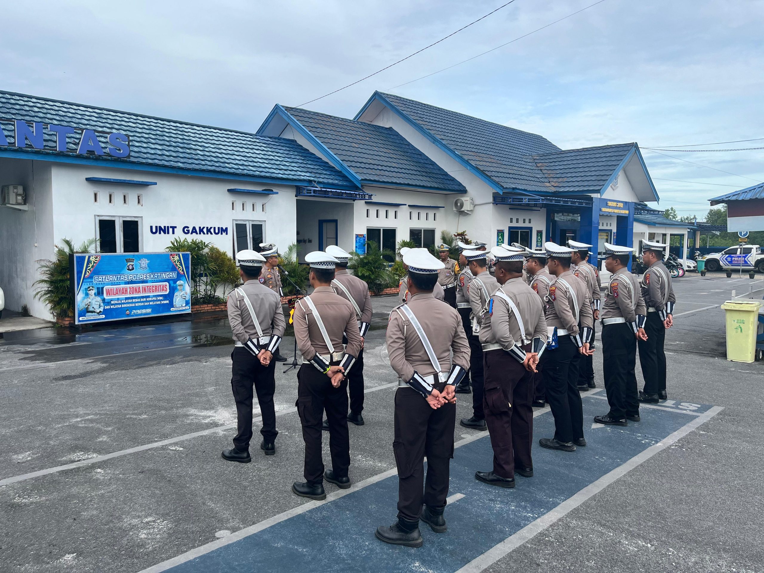 Apel Persiapan Pelaksanaan Operasi Zebra Telabang 2025Polres Katingan
