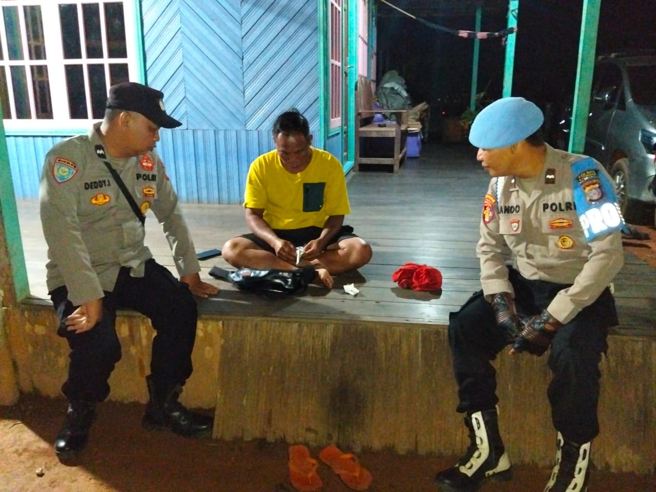 Polsek Marikit galakan Patroli Dialogis Secara Persuasif Dan Humanis dilingkungan warga.