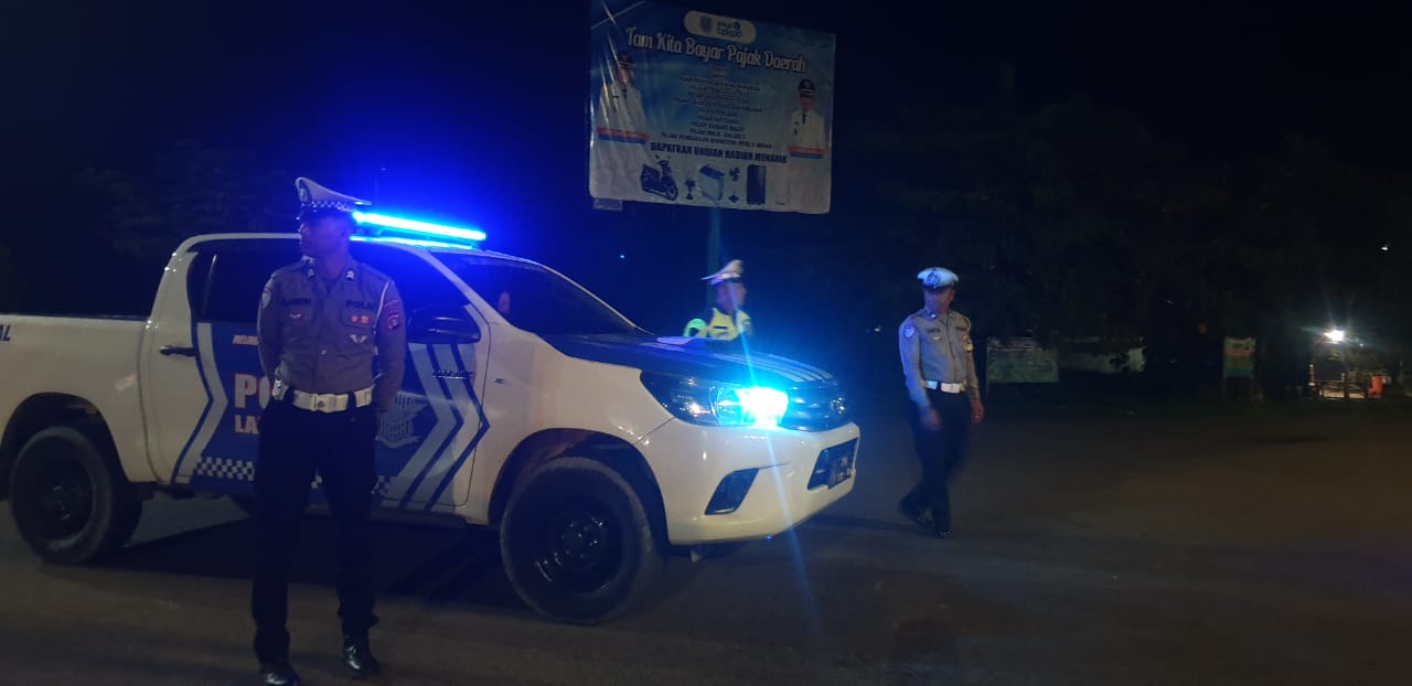 Patroli Blue Light Polres Lamandau, Upaya Cegah Gangguan Kamtibmas