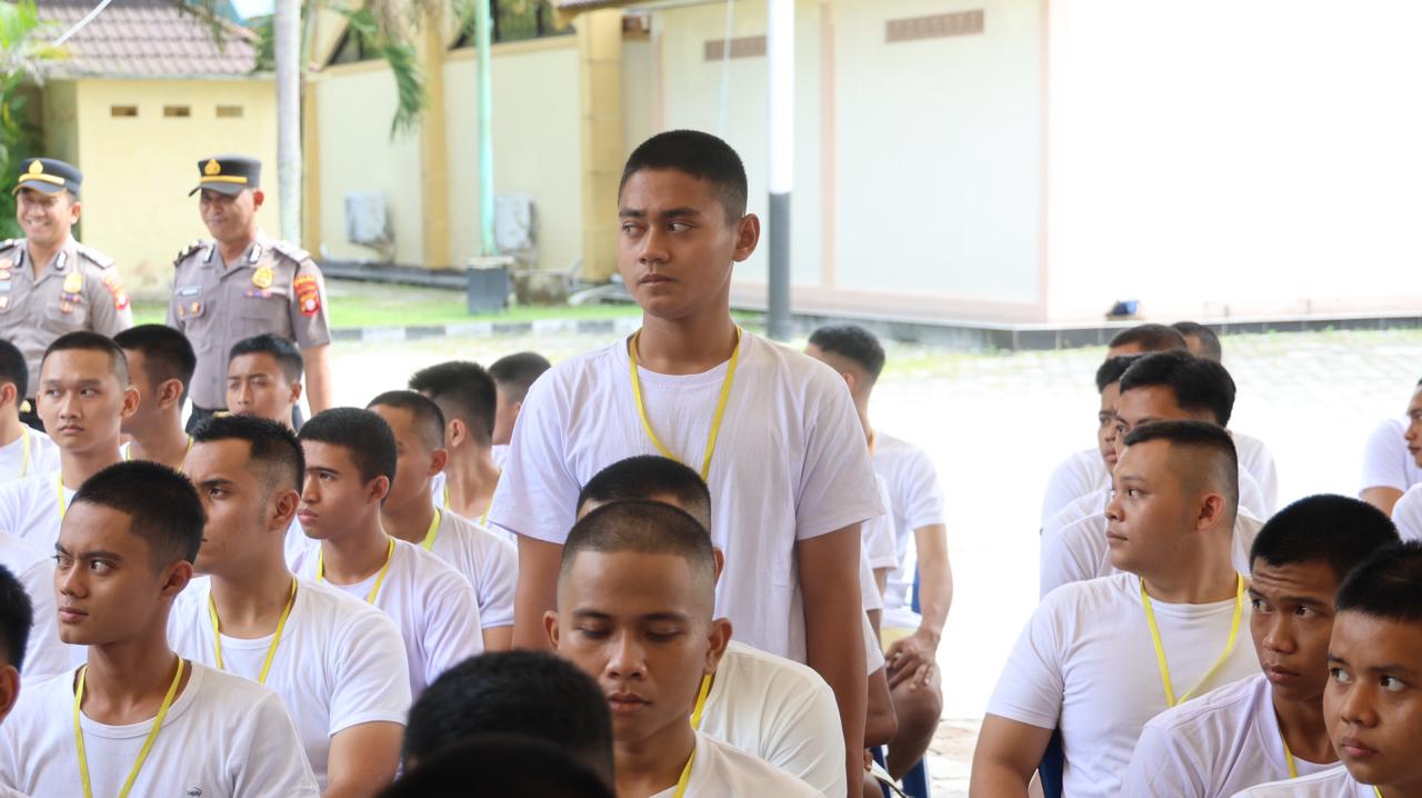 150 Peserta Penerimaan Bintara Brimob Polri Ikuti Tes Rikkes I di Polda Kalteng