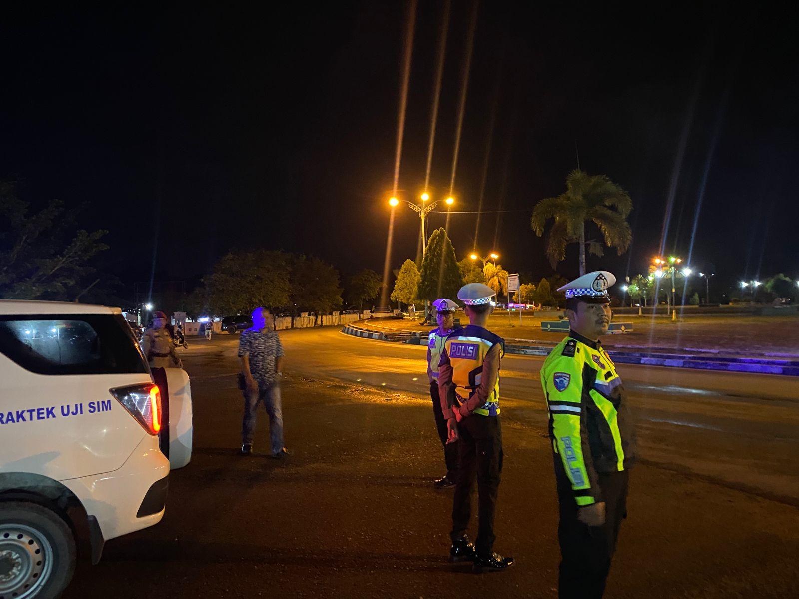 Patroli Blue Light Polres Lamandau, Upaya Cegah Gangguan Kamtibmas