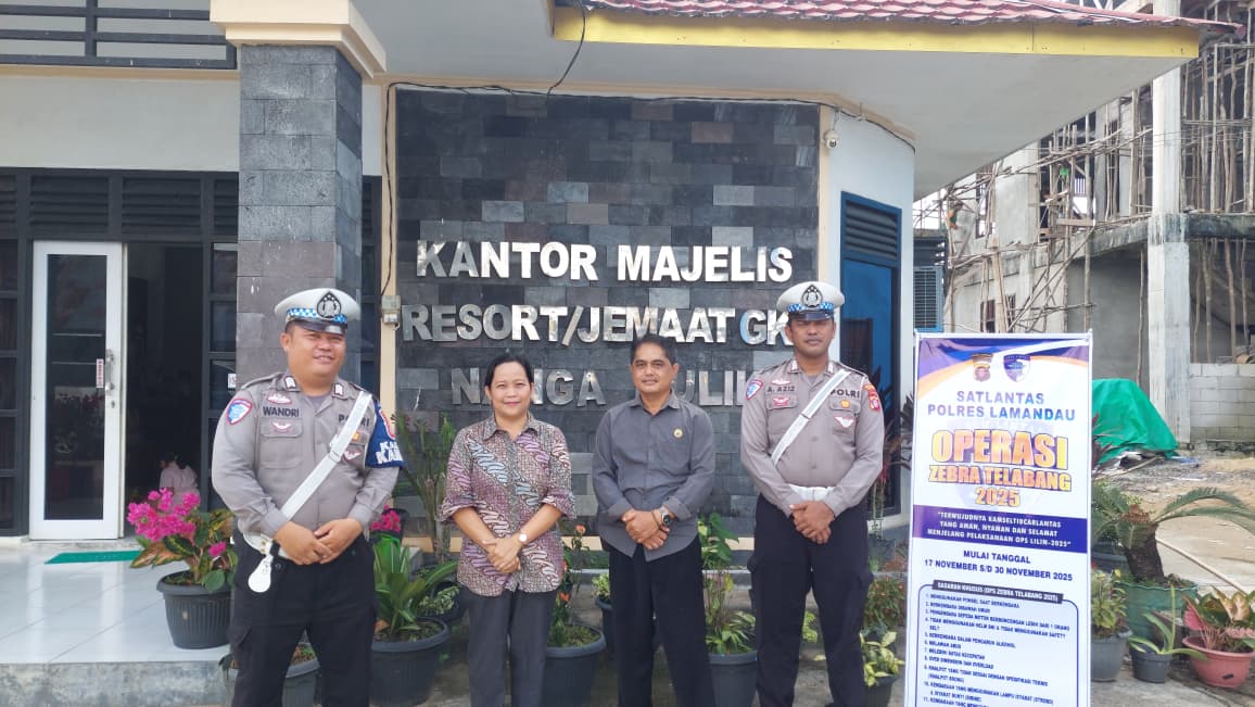 Sat Lantas Polres Lamandau Gelar Sosialisasi Operasi Zebra Telabang 2025