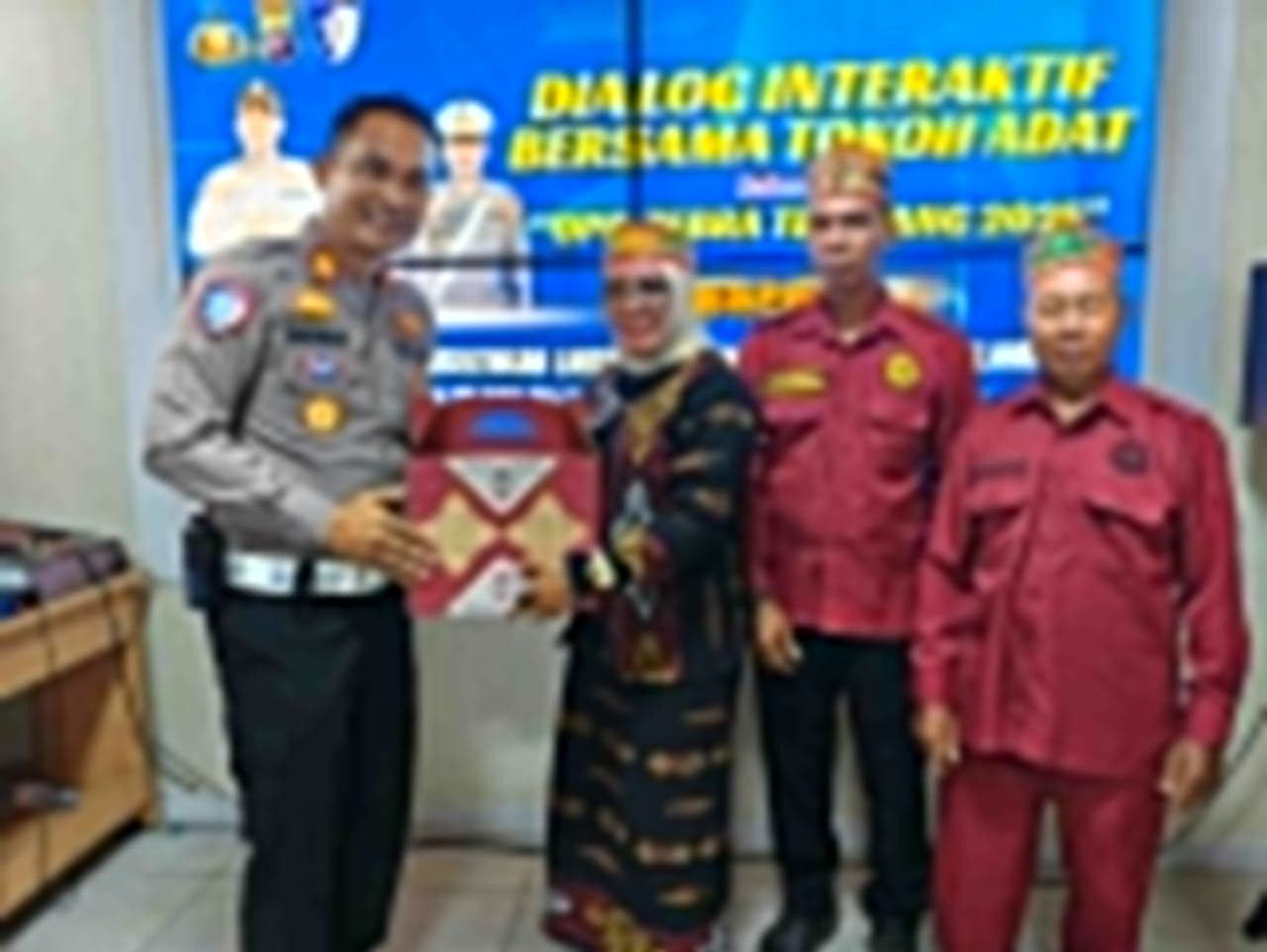 Satlantas Polres Kotim Gandeng Tokoh Adat Jaga Kamseltibcar Lantas