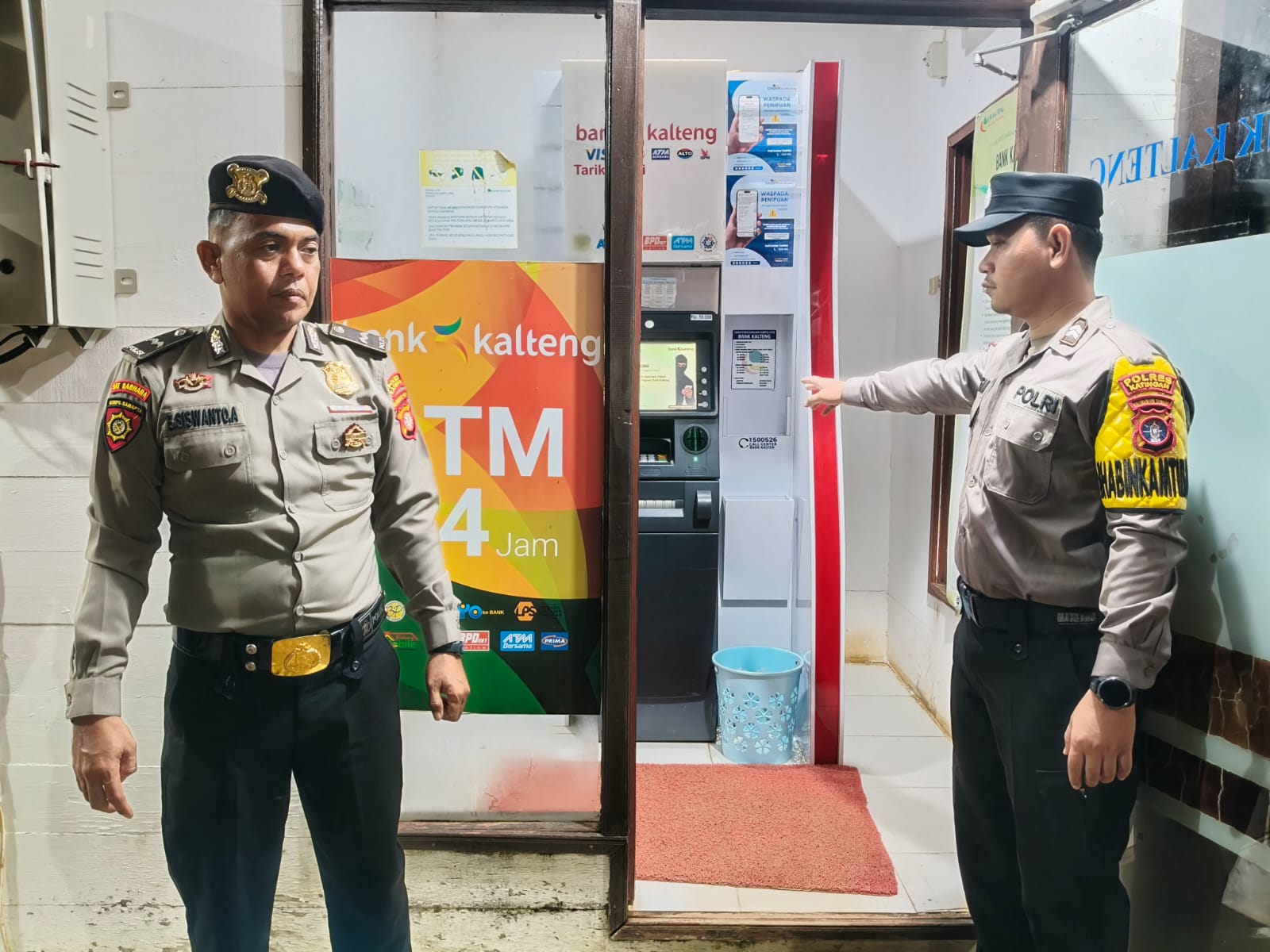 Tingkatkan Sitkamtibmas yang Kondusif ,Polsek Marikit laksanakan Patroli ke Obvit dan pemukiman warga.