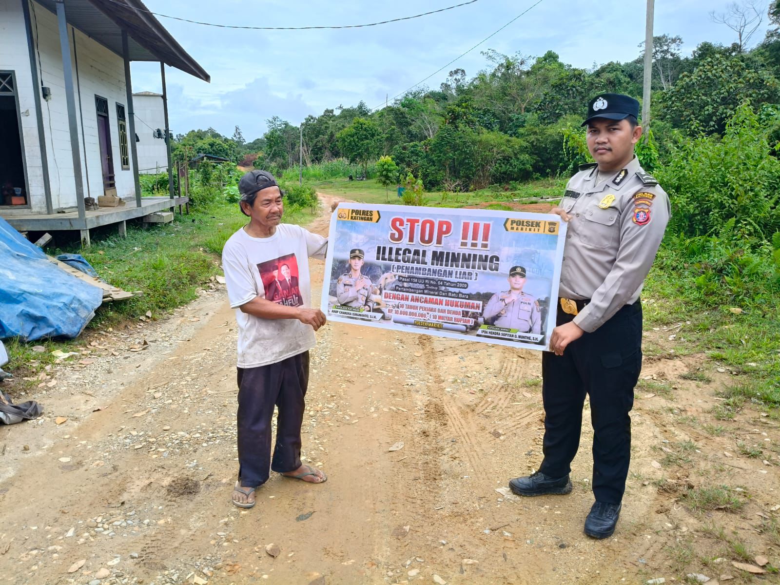 Cegah Ilegal Mining, Pers Polsek Marikit Sambangi Warga…