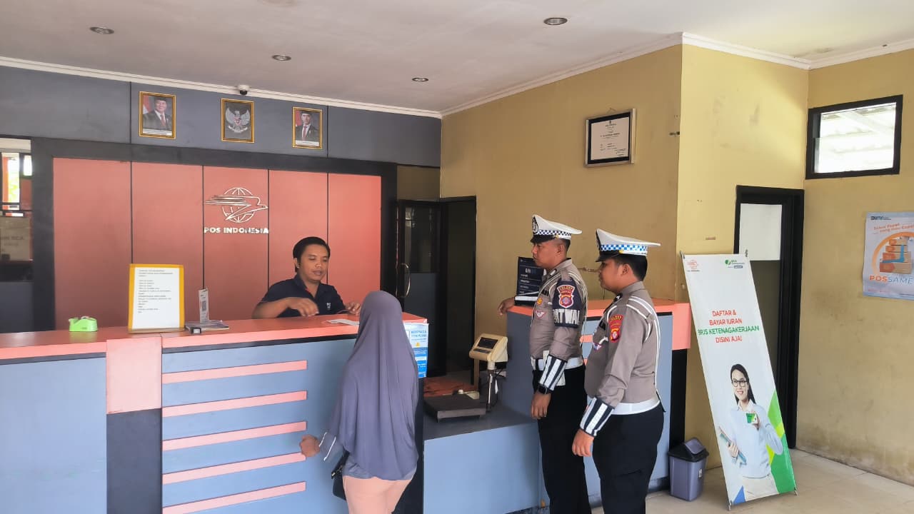 Ciptakan situasi kamtibmas yang kondusif, Satlantas Polres Katingan rutin laksanakan monitoring Objek Vital