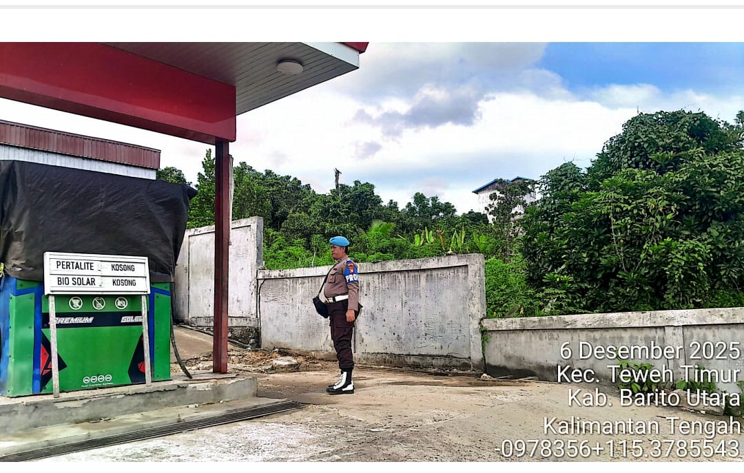 APMS Benangin Tutup Sementara Akibat Stok Solar Habis, Polsek Teweh Timur Lakukan Pengecekan