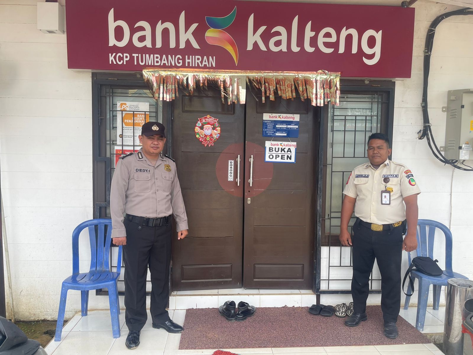 Personil Polsek Marikit Rutin Patroli Siang diwilayah Kec. Marikit, Kab. Katingan.