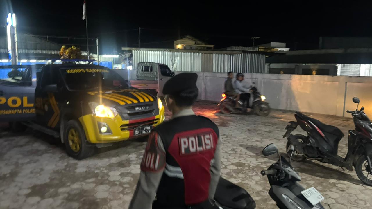Sat Samapta Polres Lamandau Laksanakan Patroli Rutin Ciptakan Situasi Aman dan Kondusif