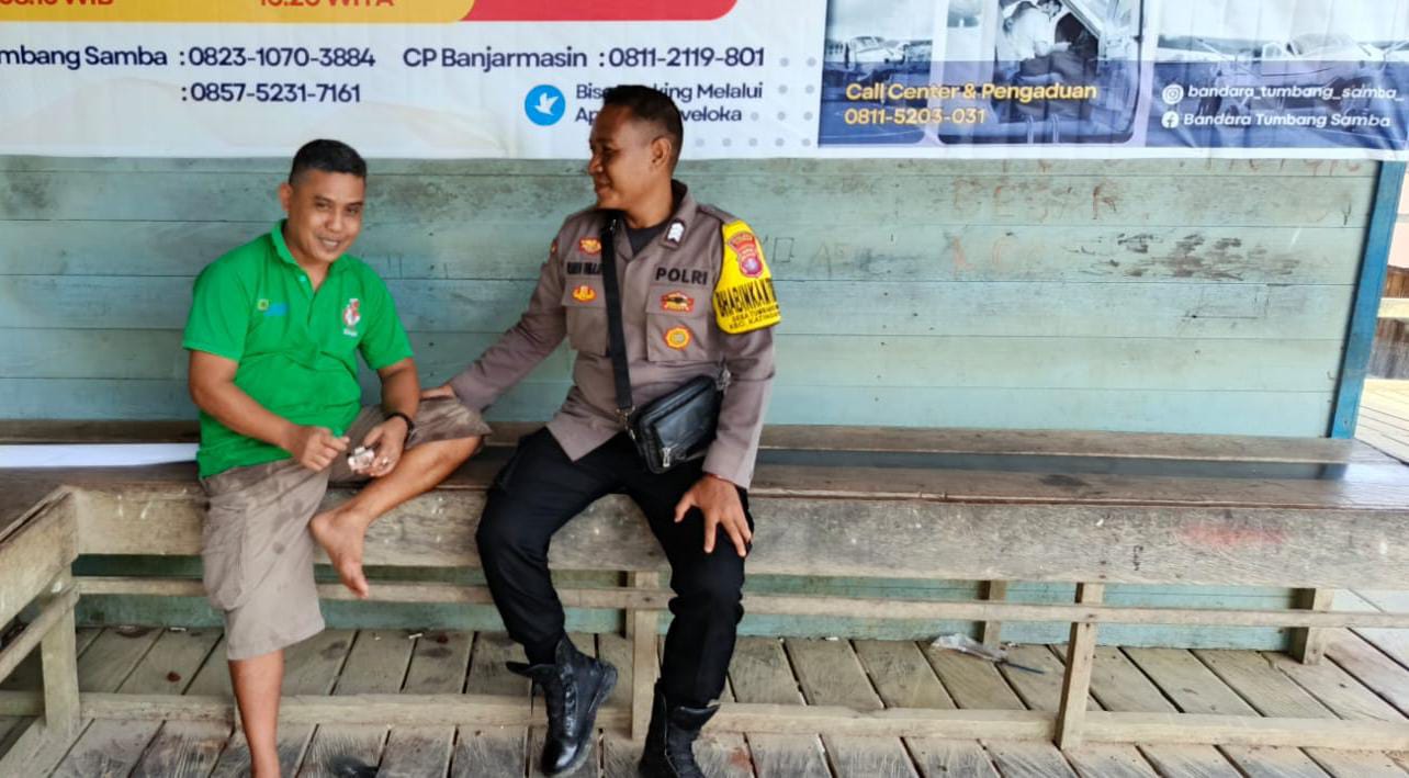 ‎BHABINKAMTIBMAS POLSEK KATINGAN HULU SAMBANGI WARGA.