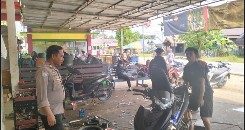 Polsek Katingan Tengah Sambang Kamtibmas