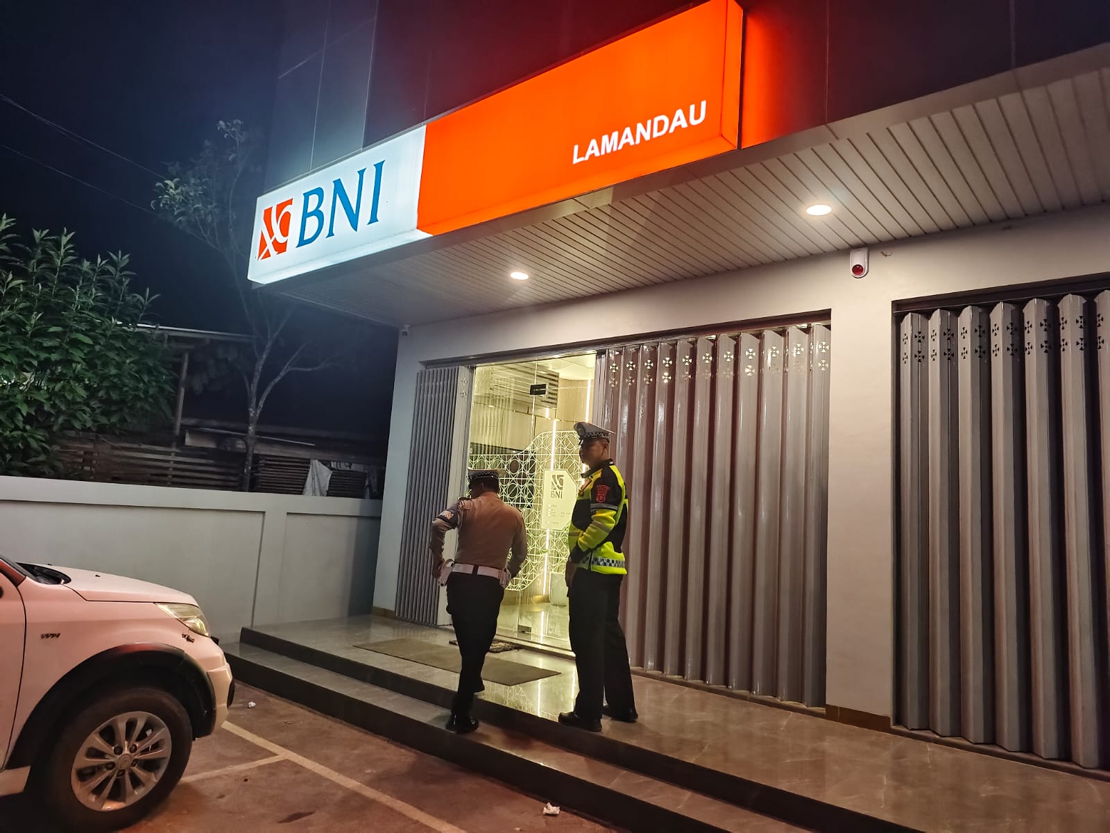 Piket Sat Lantas Patroli di Objek Vital diwilkum Polres Lamandau