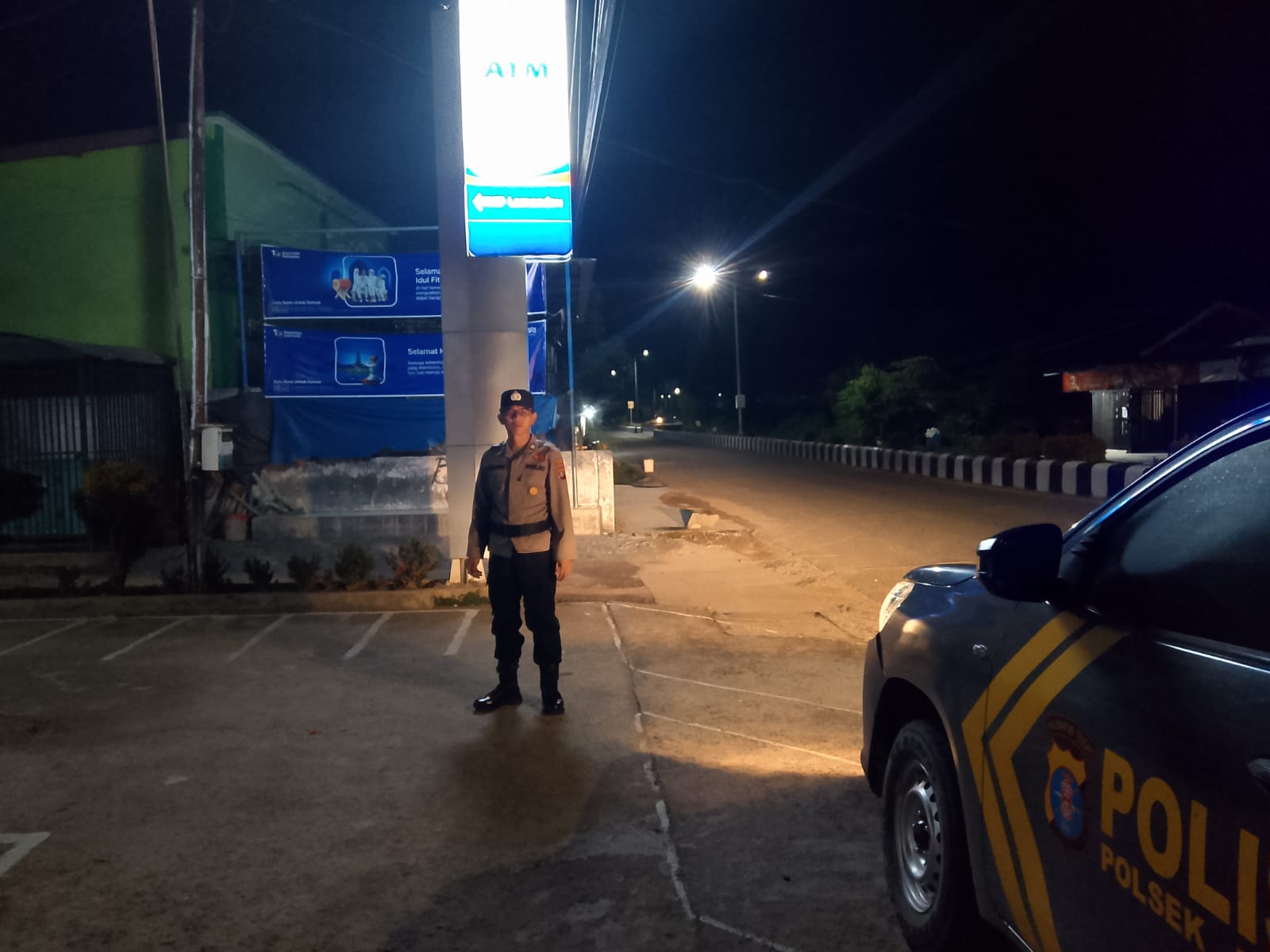 Polsek Bulik Patroli Obyek Vital dan Bank wilkum Polsek Bulik