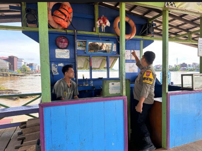 Polsek Katingan Tengah Sambang Kamtibmas