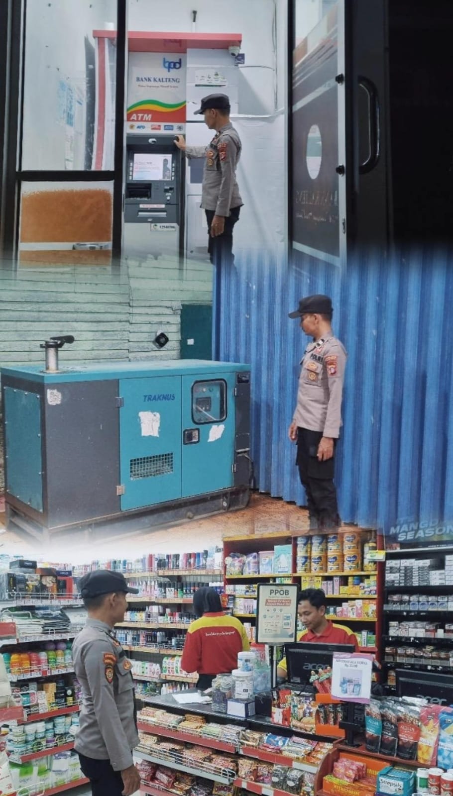 Polsek Sematu Jaya Intensifkan Patroli Malam, Jaga Keamanan Wilayah Tetap Kondusif