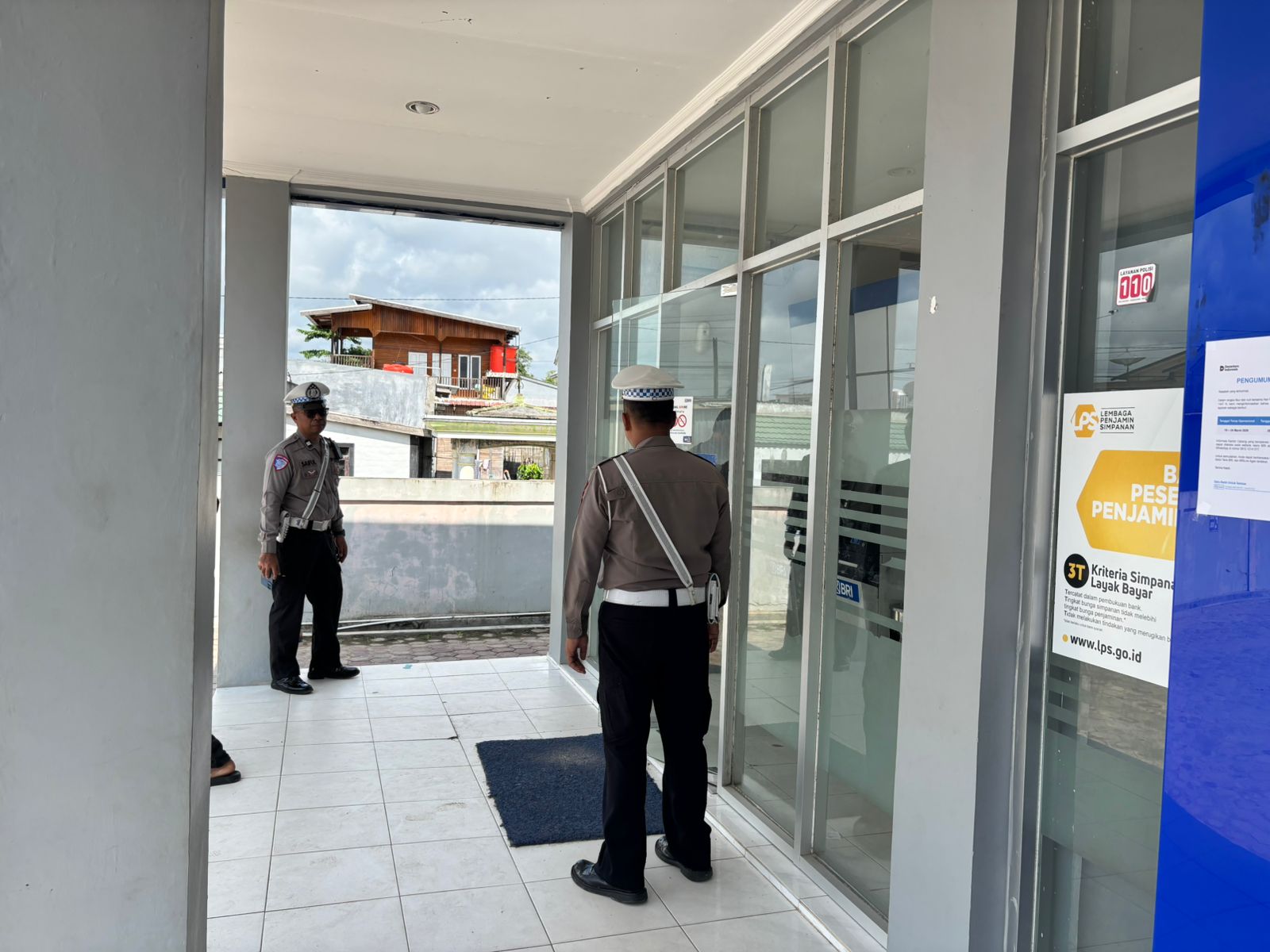 Piket Sat Lantas Patroli di Objek Vital diwilkum Polres Lamandau