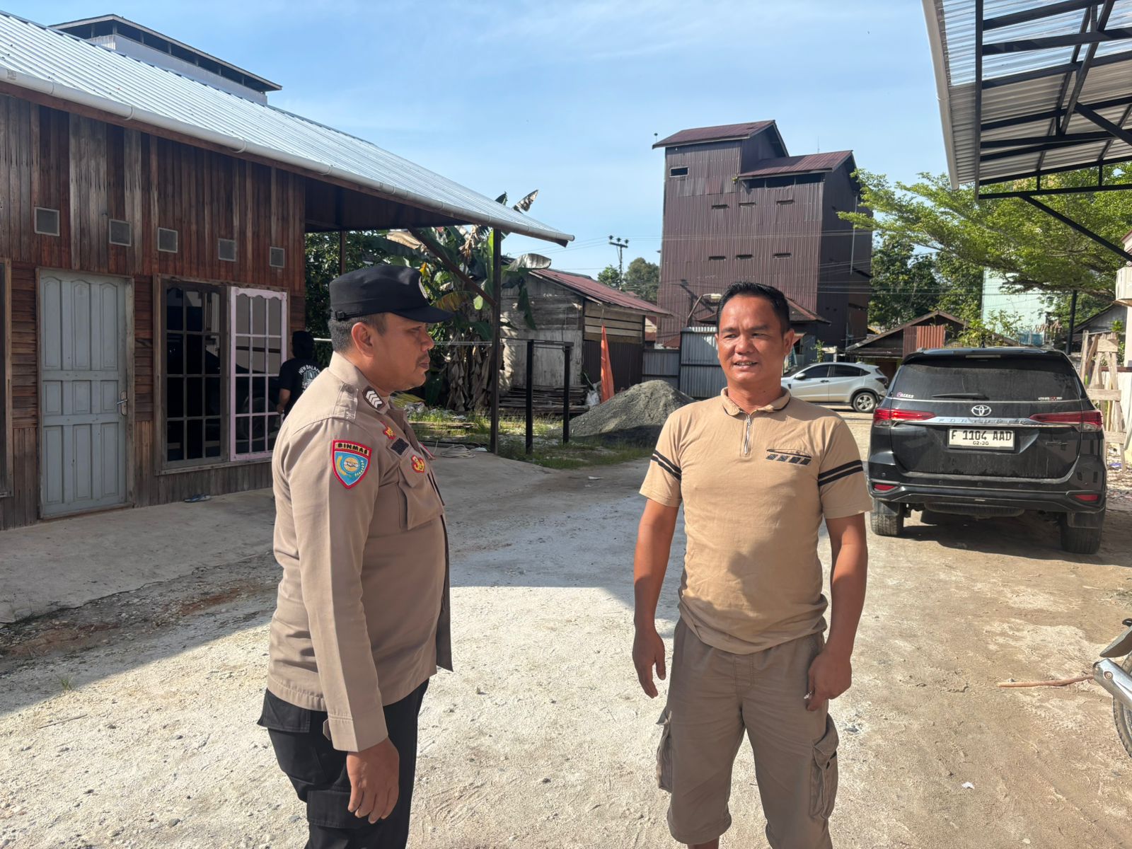 Polsek Katingan Tengah Sambang Kamtibmas