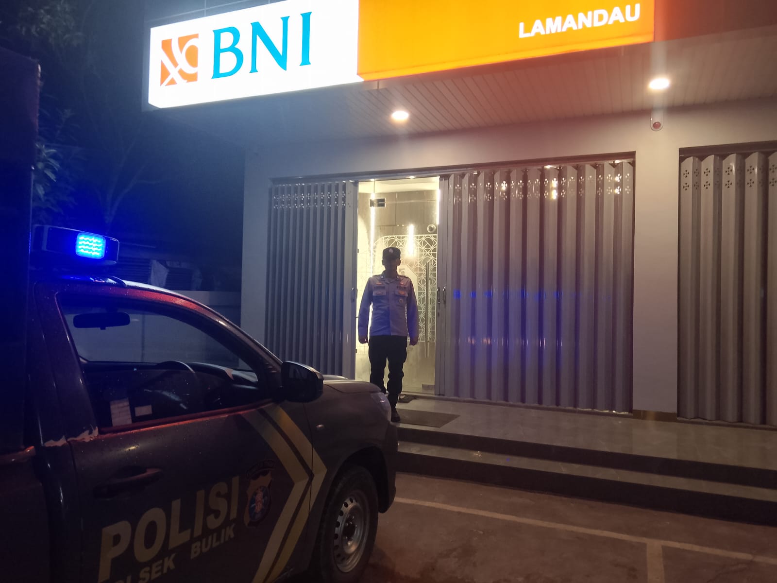 Polsek Bulik Patroli Obyek Vital dan Bank wilkum Polsek Bulik