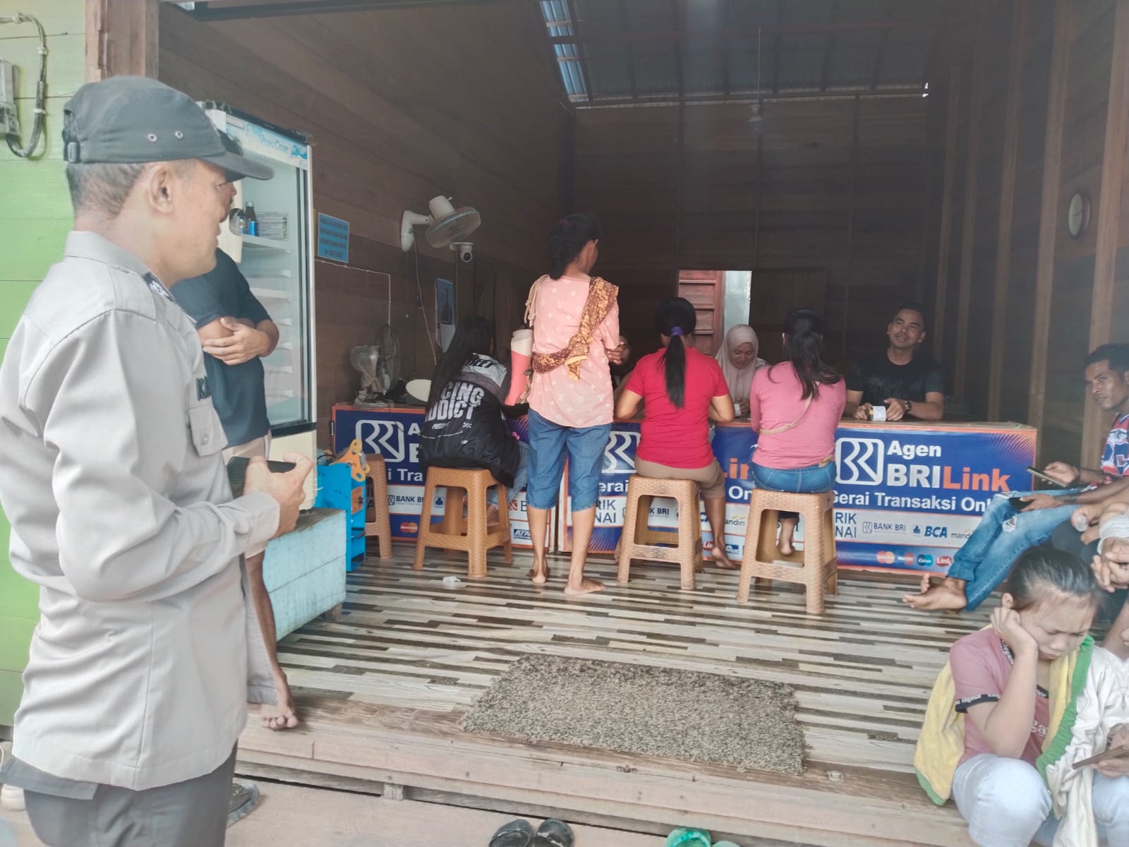 Polsek Katingan Tengah Sambang Kamtibmas