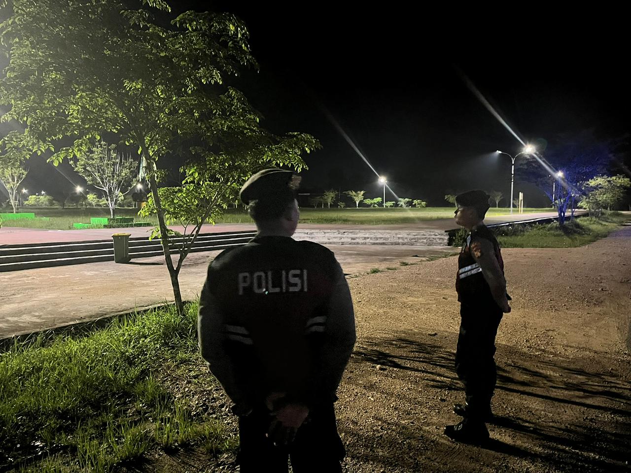 Wujudkan Kamtibmas Aman dan Kondusif, Sat Samapta Polres Lamandau Laksanakan Patroli Malam