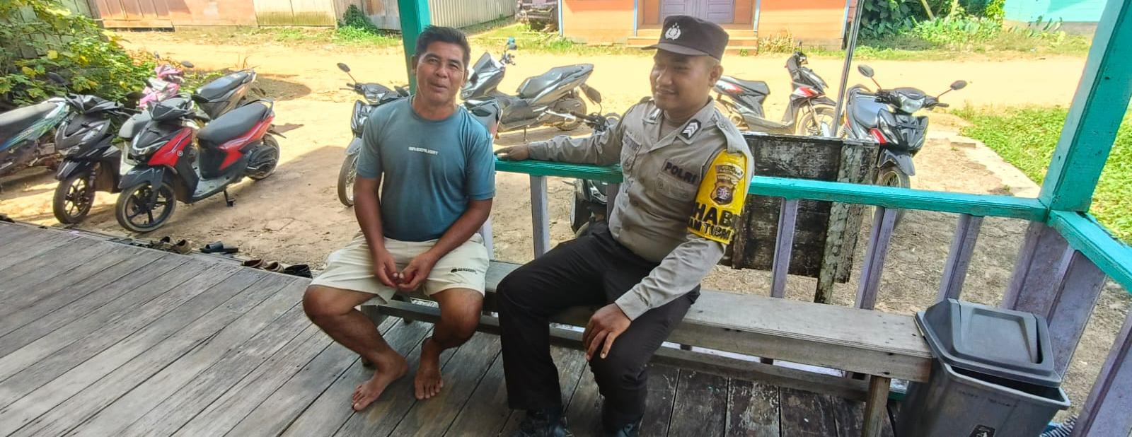 Cooling System Piket Polsek Marikit Sambang warga binaandi Kec Marikit.