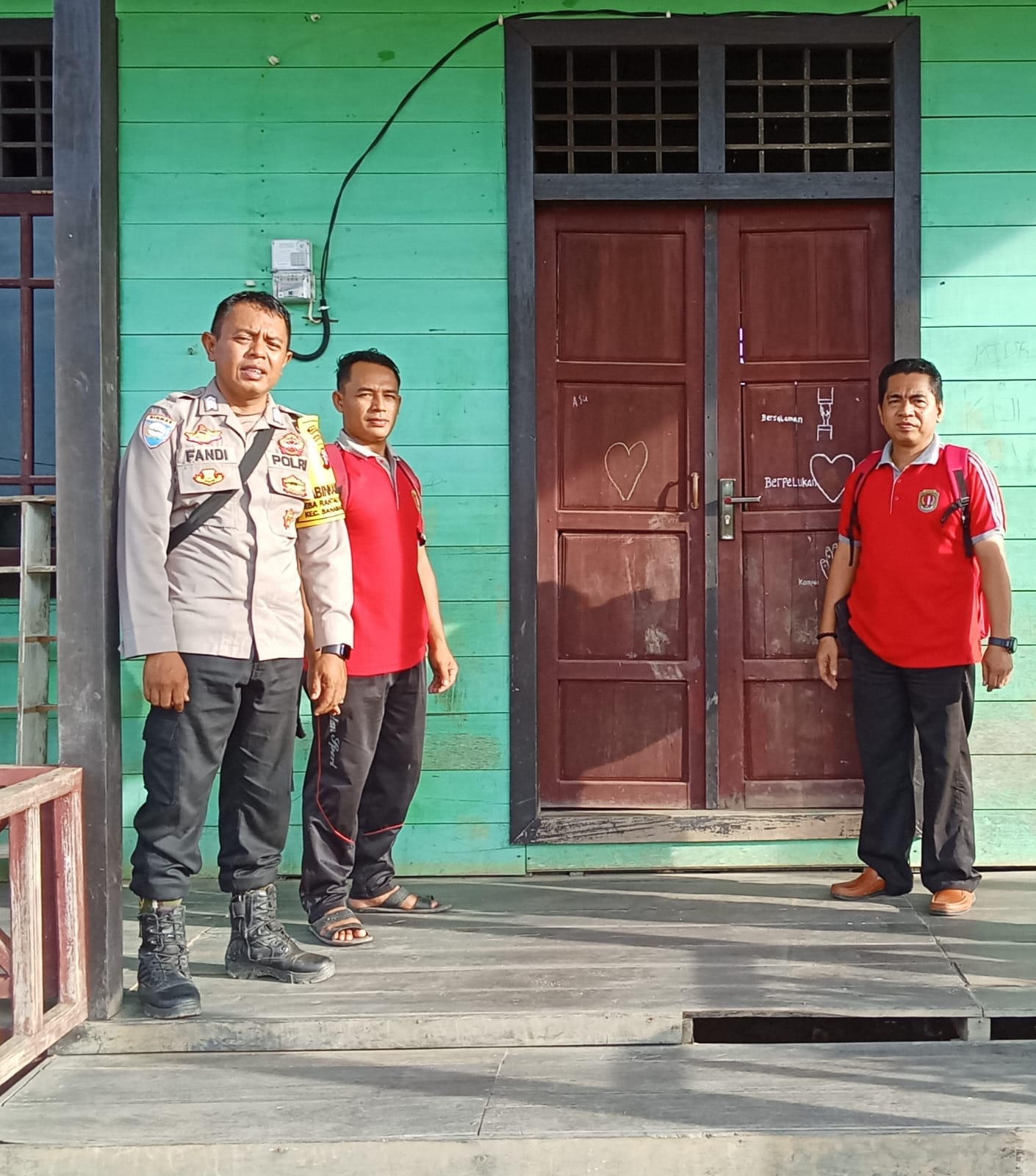 . Bhabinkamtibmas Rantau Bangkiang Ajak Warga Wujudkan Kamtibmas Kondusif